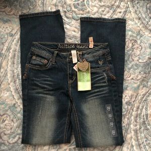 Justice Girls Jeans 14 Slim
